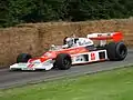 Historischer M23D (1976); Goodwood, 2016