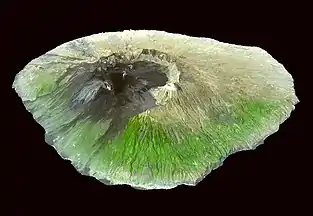 Relief von Fogo aus Satellitendaten