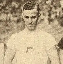 Silbermedaillengewinner Folke Jansson