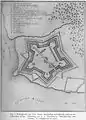 Das Fort Nieuw-Amsterdam kurz nach der Fertigstellung 1747