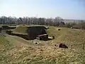 Blick nach Südwesten über das Fort