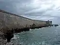 Festungsmauer von der Seeseite