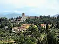 Blick über San Miniato al Monte bei Florenz