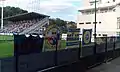 Im Hintergrund die Osttribüne (2015)