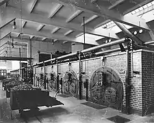 Kesselraum der Kraftzentrale.