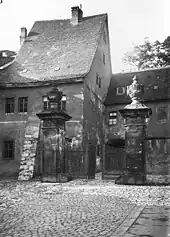 Rückwärtige Ansicht um 1920