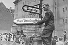 Umbenennung von Karlstraße in Reinhardstraße im Juli 1947