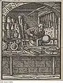 Drechsler, Darstellung (1568) aus einem Nürnberger Ständebuch