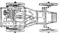 3 CV Voiturette (1897), Draufsicht