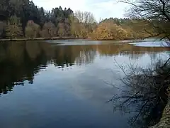 Fröschauer Weiher am Ende des Thanngrabens