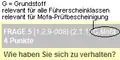 Beispielfrage aus dem Grundstoff