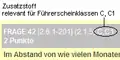 Beispielfrage aus dem Zusatzstoff