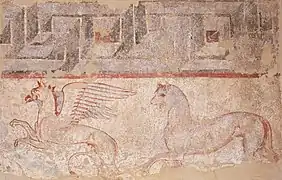 Tierfries im Atrium (Ausschnitt)