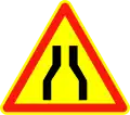 AK3: Verengte Fahrbahn