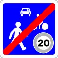 B53: Ende einer Begegnungszone