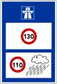 C25b: Informationstafel an Autobahnen