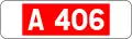M10a: Straßen- oder Autobahnnummer