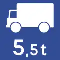 SC1b: Für Güterverkehr ab angegebene Masse empfohlene Strecke