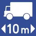 SC5: Für lange Fahrzeuge empfohlene Strecke