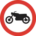 SI13: Für Motorräder gesperrte Strecke