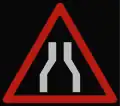 XA3: Verengte Fahrbahn