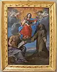 Madonna in Glorie mit den hl. Hieronymus und Franziskus, um 1640, Pinacoteca Nazionale, Bologna (collezione Zambeccari)