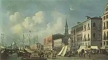 Francesco Tironi, Uferstraße in Venedig, 18. Jahrhundert