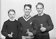 v. l. n. r.: Frank Hansen, Axel Pettersen und Tormod Knutsen