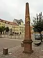 Postmeilensäule in Frankenberg