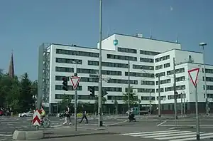 Nach dem Umbau: Studentenheim Alvarium, ehemals Headquarters (2013)