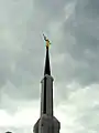 Turm mit Moroni-Statue