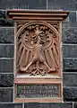Spätgotisches heraldisches Schmuckstück des ehm. zum Rathaus gehörigen Hauses Viole