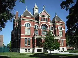 Das Franklin County Courthouse in Ottawa, gelistet im NRHP Nr. 72000502