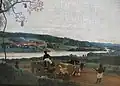 Frans Post:Der Ochsenkarren. Brasilianische Landschaft
