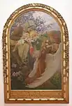 Madona v růžích (Madonna in Rosen) in der Galerie der modernen Künste in Kuttenberg (1910)