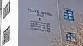 Inschrift auf Stiege 10