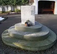 Franz Anton Mesmers Grabstein in Meersburg