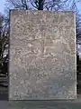 Fackel und Palmzweig auf Mesmers Grabstein