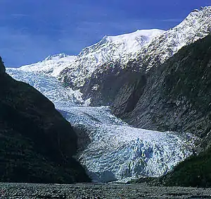 Regenwald trifft auf Gletscher: Der Franz-Josef-Gletscher
