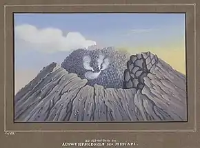 Die Südostseite des Merapi