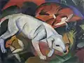 Franz Marc: Drei Tiere