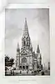 Entwurf für die Kaiser-Wilhelm-Gedächtniskirche – Ansicht von Westen