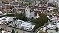 Kirche Pieterlen; Hier läuteten die Glocken am 2. März 1798 um 4 Uhr zum Angriff auf Lengnau. ⊙
