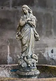 Statue der Unbefleckten Empfängnis von der Einsiedelei.