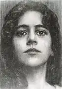 Frauenkopf, en face (1897)