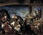 Die Rückgewinnung der Allerheiligenbucht in Brasilien 1625, Prado, Madrid
