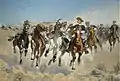 Frederic Remington: Dismounted Moving Led Horses