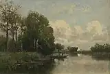 Jan Hendrik van Rossum du Chattel: Landschaft bei Vreeland (etwa 1871), Sammlung Mesdag
