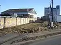 Gleis zum Eisenbahnfährterminal