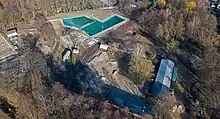 Freibad während der Sanierung